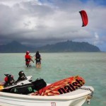 Honolulu Kite School's Escort Boat